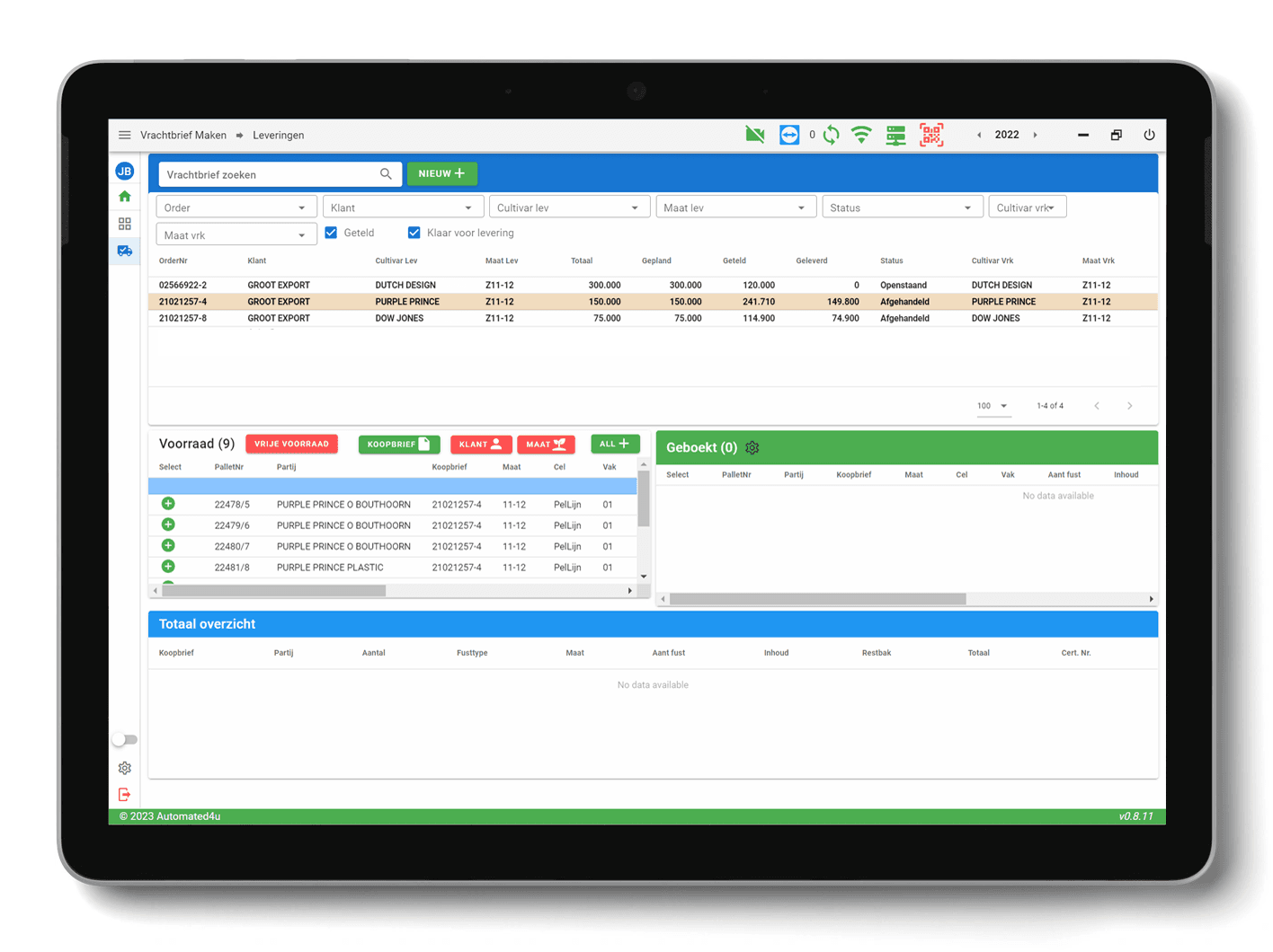 Werkt ook zonder wifi