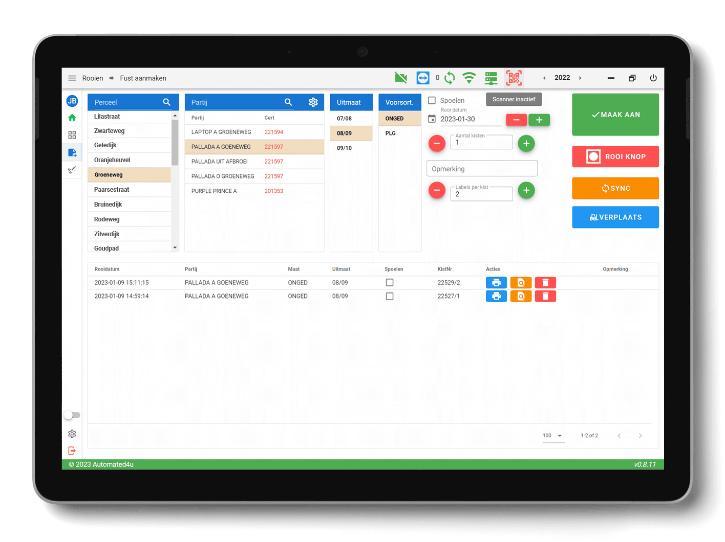Werkt ook zonder wifi
